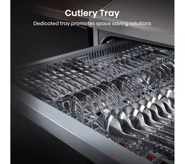 Hisense HV523E15UK Fully Integrated Slimline Dishwasher - Silver Control Panel (EX-DISPLAY/B)