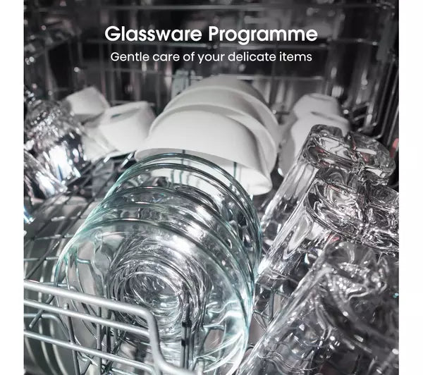 Hisense HV523E15UK Fully Integrated Slimline Dishwasher - Silver Control Panel (EX-DISPLAY/B)