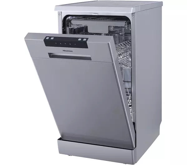 Hisense HS523E15XUK Slimline Dishwasher - Stainless Steel (EX-DISPLAY/B)