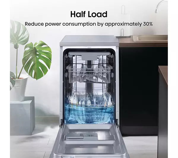 Hisense HS523E15XUK Slimline Dishwasher - Stainless Steel (EX-DISPLAY/B)