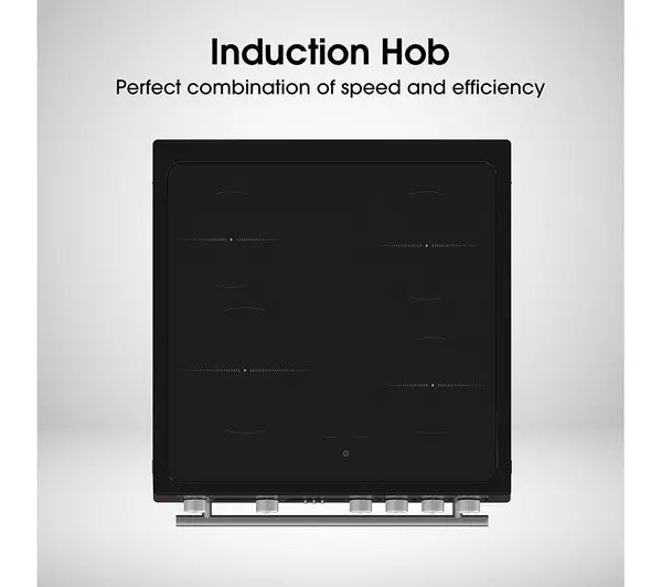 Hisense HDE3211BIBUK Electric Cooker with Induction Hob - Black - A Rated (EX-DISPLAY/C)