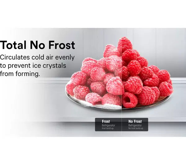 Hisense PureFlat RF632N4WFE Non-Plumbed Total No Frost American Fridge Freezer - Black (EX-DISPLAY/C)