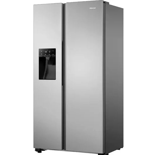 Hisense RS694N4TIE Non-Plumbed Frost Free American Fridge Freezer - Stainless Steel (EX-DISPLAY/C)