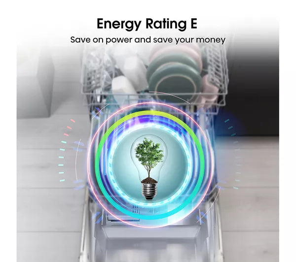 Hisense HS523E15BUK Slimline Dishwasher - Stainless Steel (EX-DISPLAY/A)