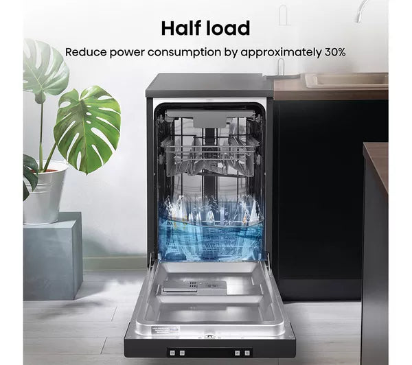 Hisense HS523E15BUK Slimline Dishwasher - Stainless Steel (EX-DISPLAY/A)