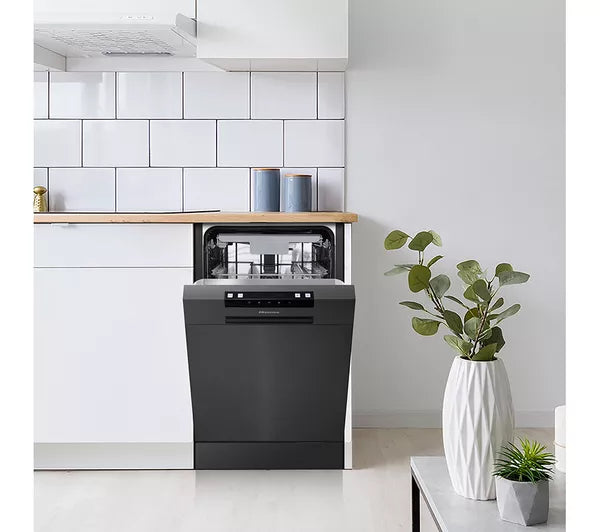Hisense HS523E15BUK Slimline Dishwasher - Stainless Steel (EX-DISPLAY/A)
