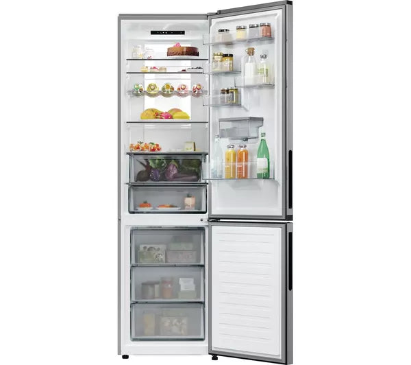HOOVER H-Combi 500 HONCQ4T620EWXK Smart 70/30 Fridge Freezer - Silver (EX-DISPLAY/C)