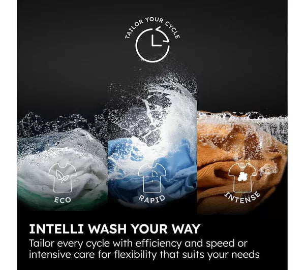 Haier X Series 5 HW100BP14357BUUK 10kg WiFi Connected Washing Machine with 1400 rpm - Graphite - A Rated (EX-DISPLAY/B)