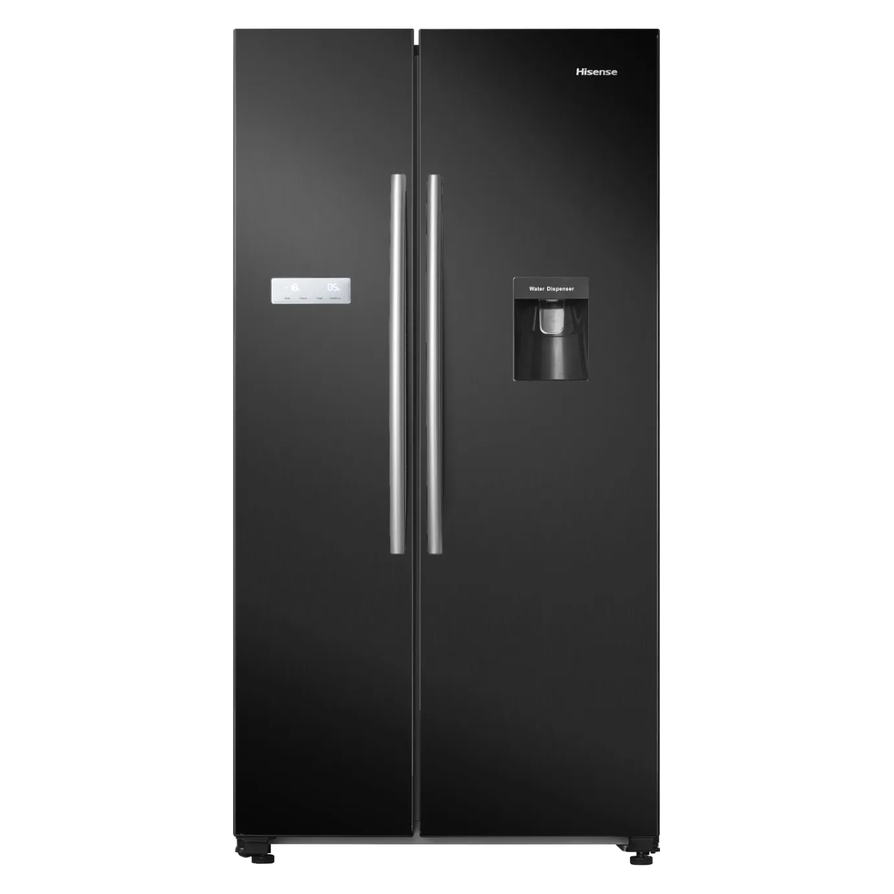 Hisense RS741N4WBE Non-Plumbed Total No Frost American Fridge Freezer - Black (EX-DISPLAY/C)
