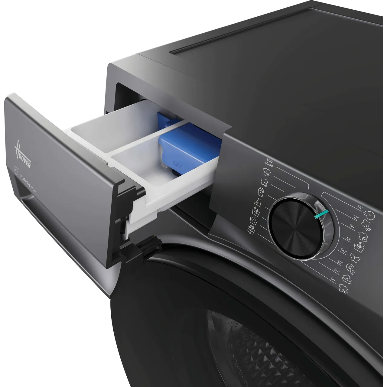 Hoover Pro Wash Series 5 HBP 410BL8G-80 10kg Washing Machine with 1400 rpm - Graphite - A Rated (EX-DISPLAY/B)