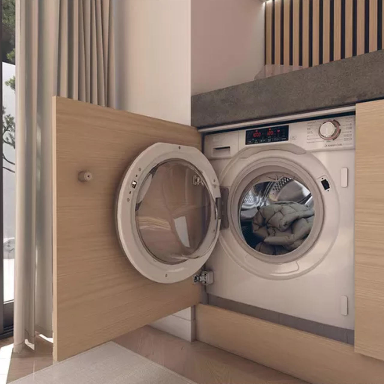 HOOVER H-Wash 300 Pro HBW 49TAMEJ-80 Integrated 9 kg 1400 Spin Washing Machine - A Rated (EX-DISPLAY/B)