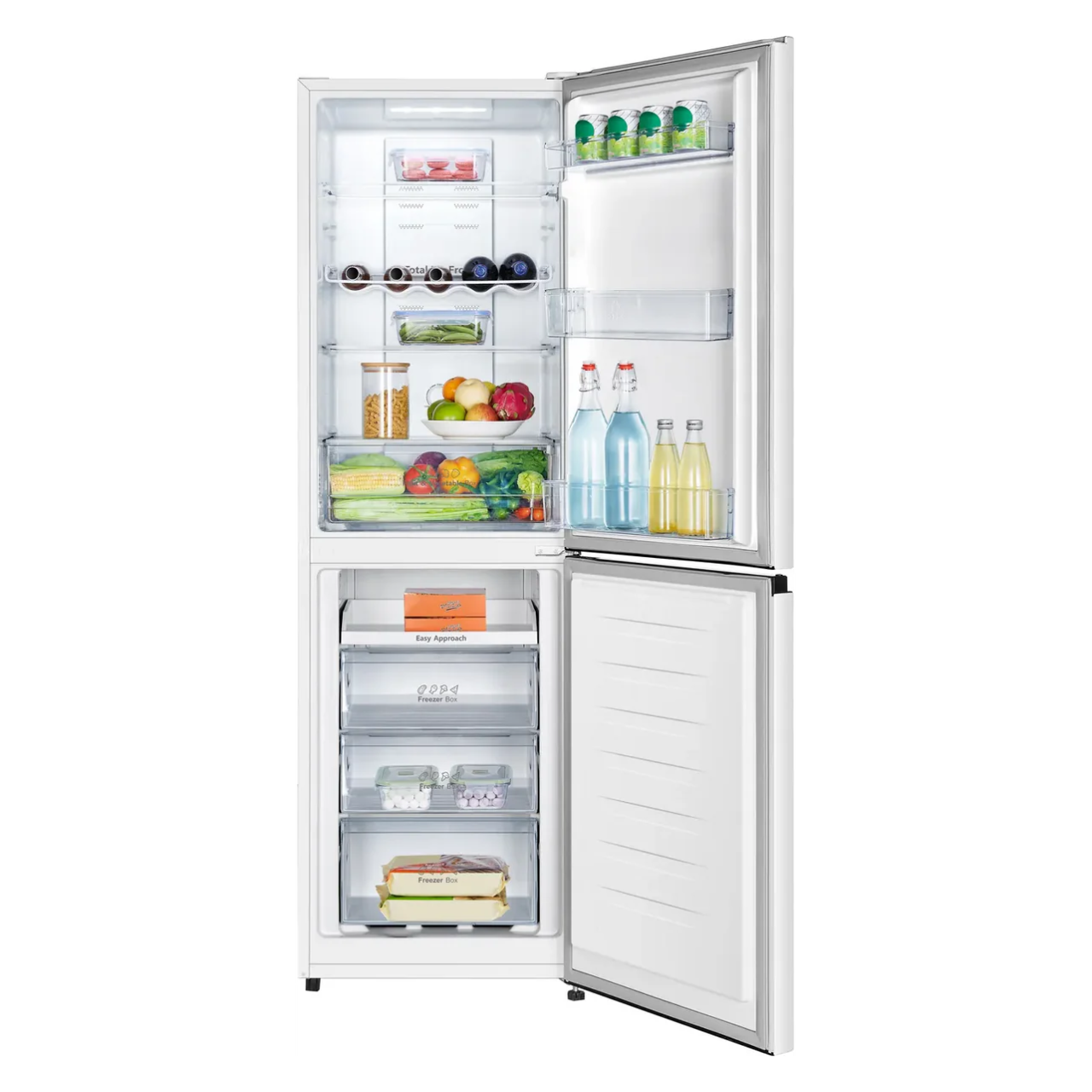 Hisense RB327N4BWE 182cm High 50/50 No Frost Fridge Freezer - White (EX-DISPLAY/C)
