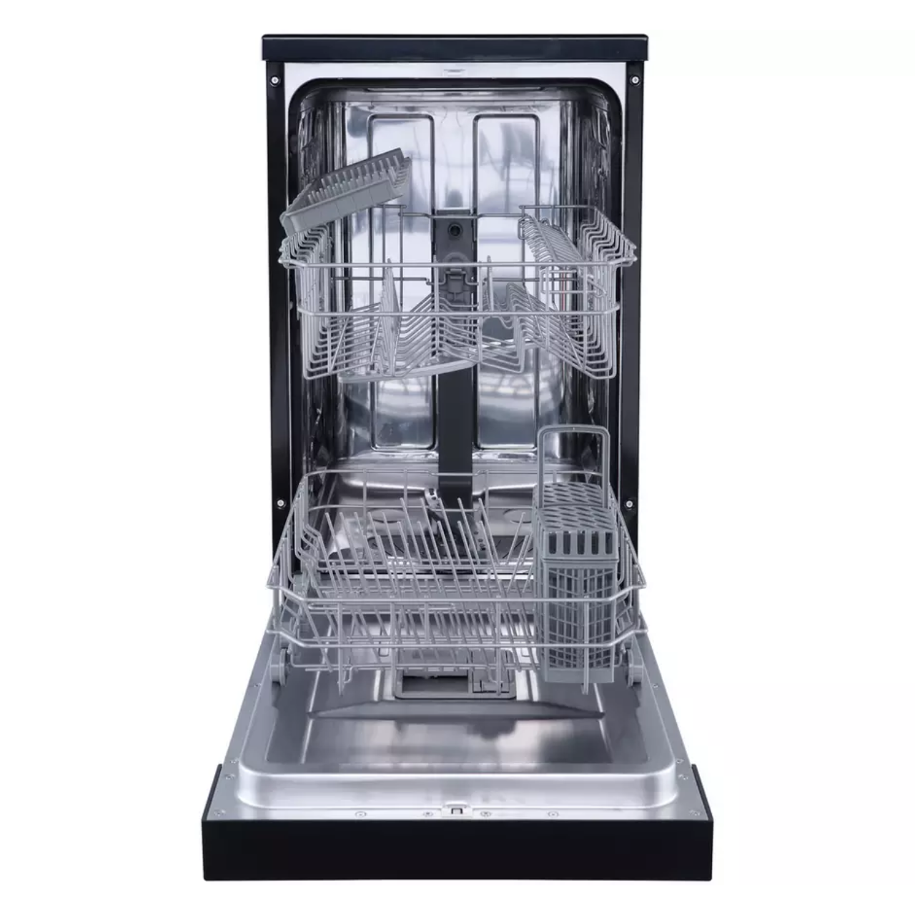 Bush DWSLE96B Slimline Dishwasher - Black - E Rated (EX-DISPLAY/B)