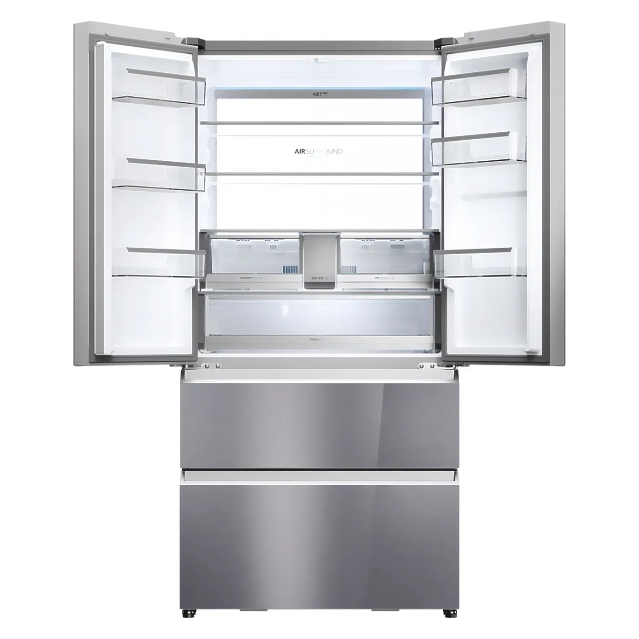 Haier FD 90 Series 7 HFR79F19EFGK Total No Frost Multi-door American Fridge Freezer - Sapphire Glass - E Rated (EX-DISPLAY/B)
