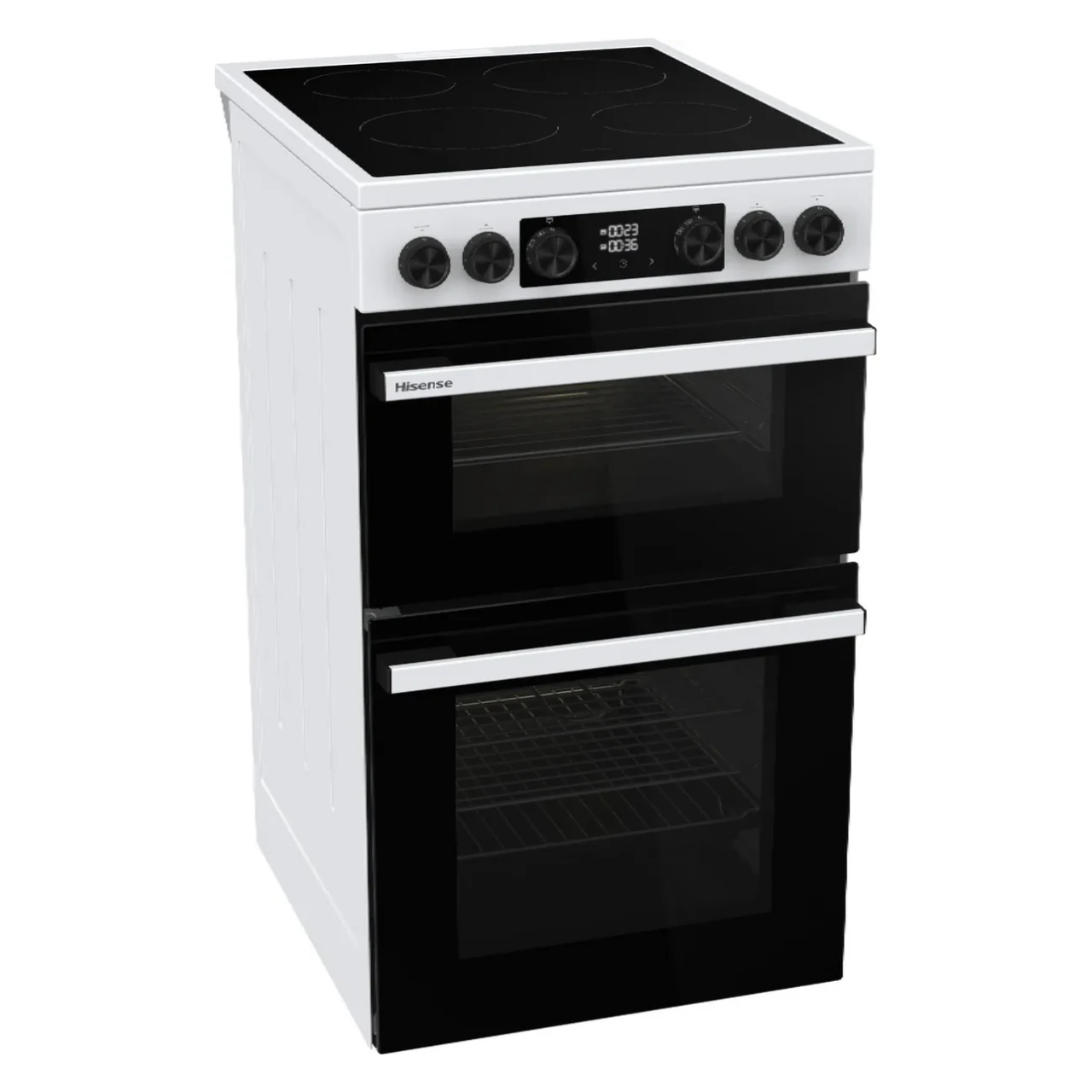 Hisense Hi6 Max HDCEC5C10W 50cm Electric Cooker with Ceramic Hob - White - A Rated (EX-DISPLAY/C)