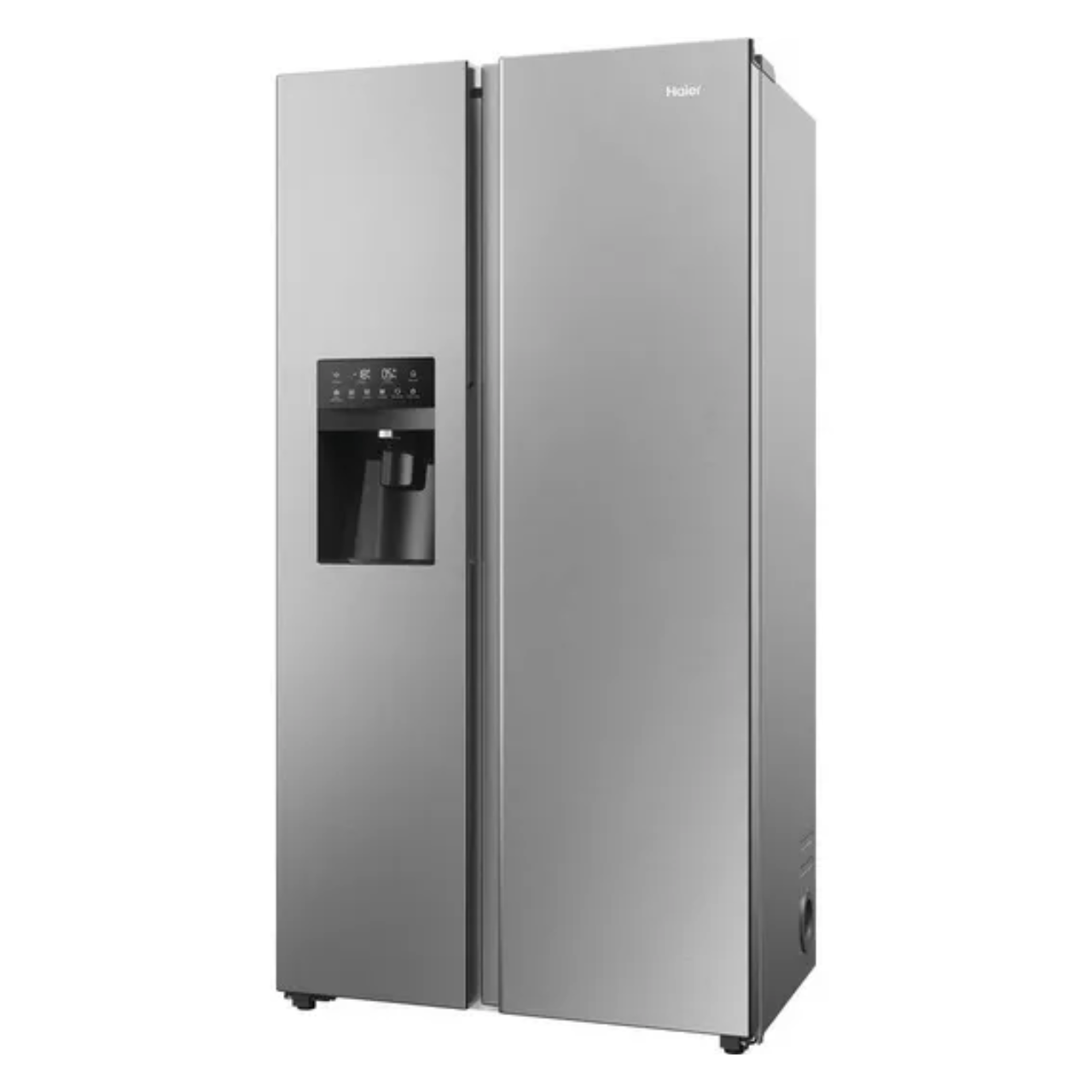 HAIER HSR5918DIMP American-Style Fridge Freezer - Platinum Inox (EX-DISPLAY/B)