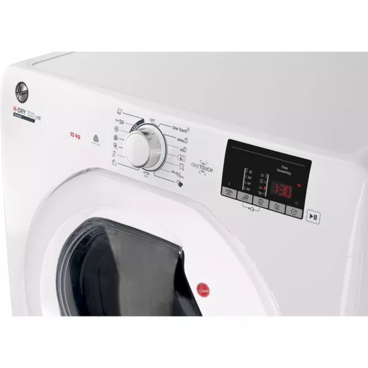 HOOVER H-Dry 300 HLE V10DG-80 10 kg Vented Tumble Dryer - White - D Rated (EX-DISPLAY/B)
