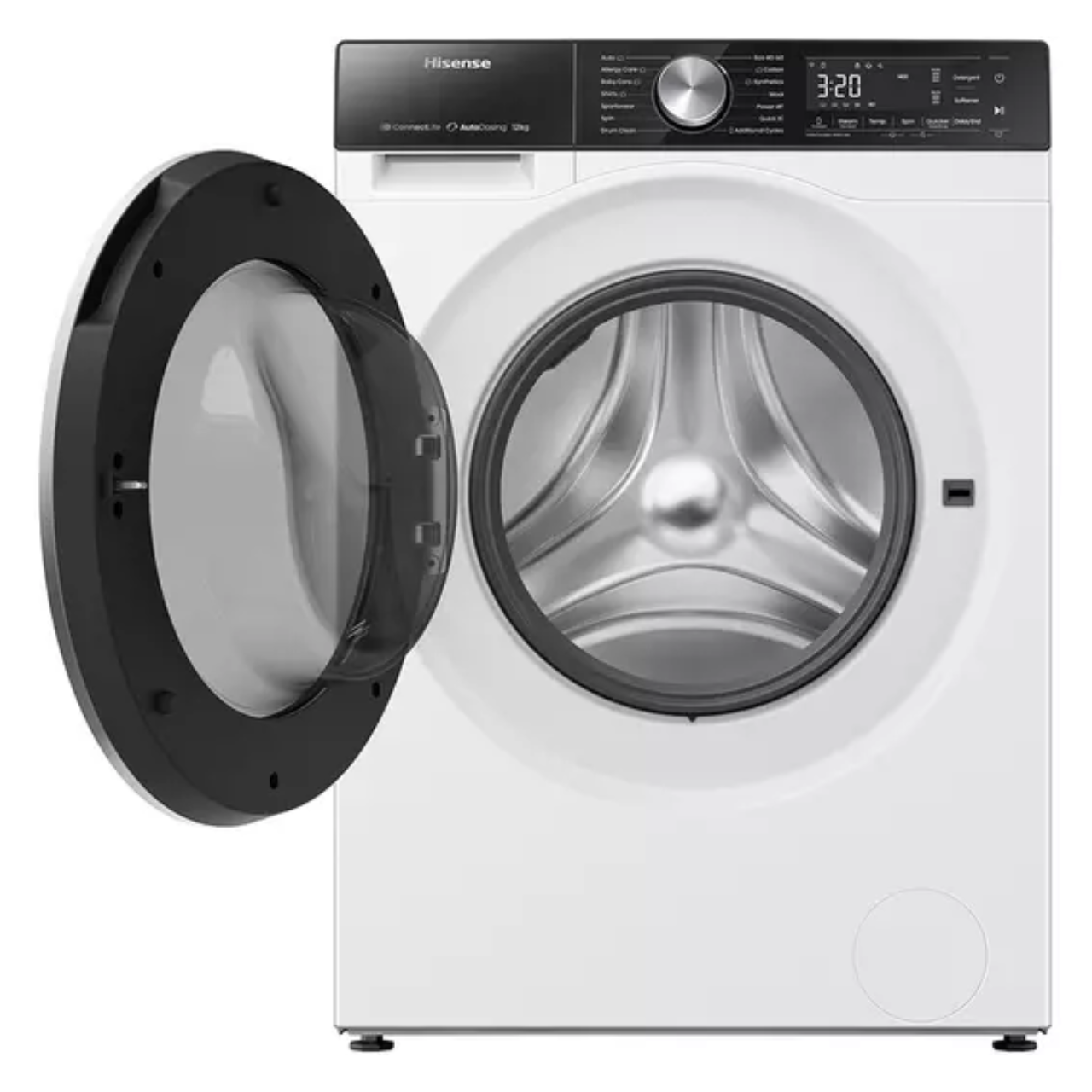 Hisense 5S Series WF5S1245BW 12kg Washing Machine with 1400 rpm - White - A Rated (EX-DISPLAY/B)