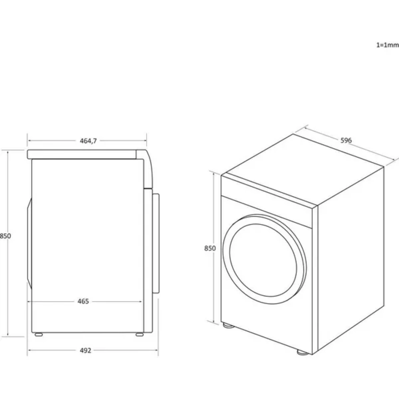 CANDY Smart Pro BCTD H7A1TE-80 Integrated WiFi-enabled 7 kg Heat Pump Tumble Dryer - A+ Rated (EX-DISPLAY/C)