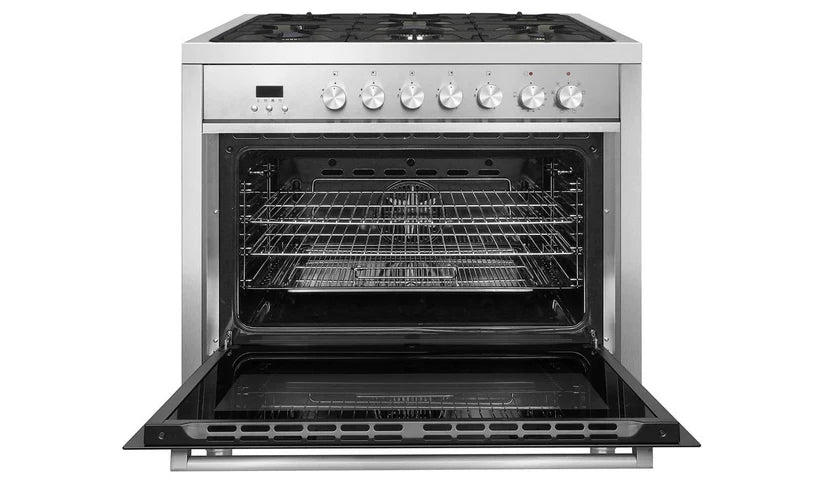 Bush BRC90DFSS 90cm Dual Fuel Range Cooker - Stainless Steel (EX-DISPLAY/A)