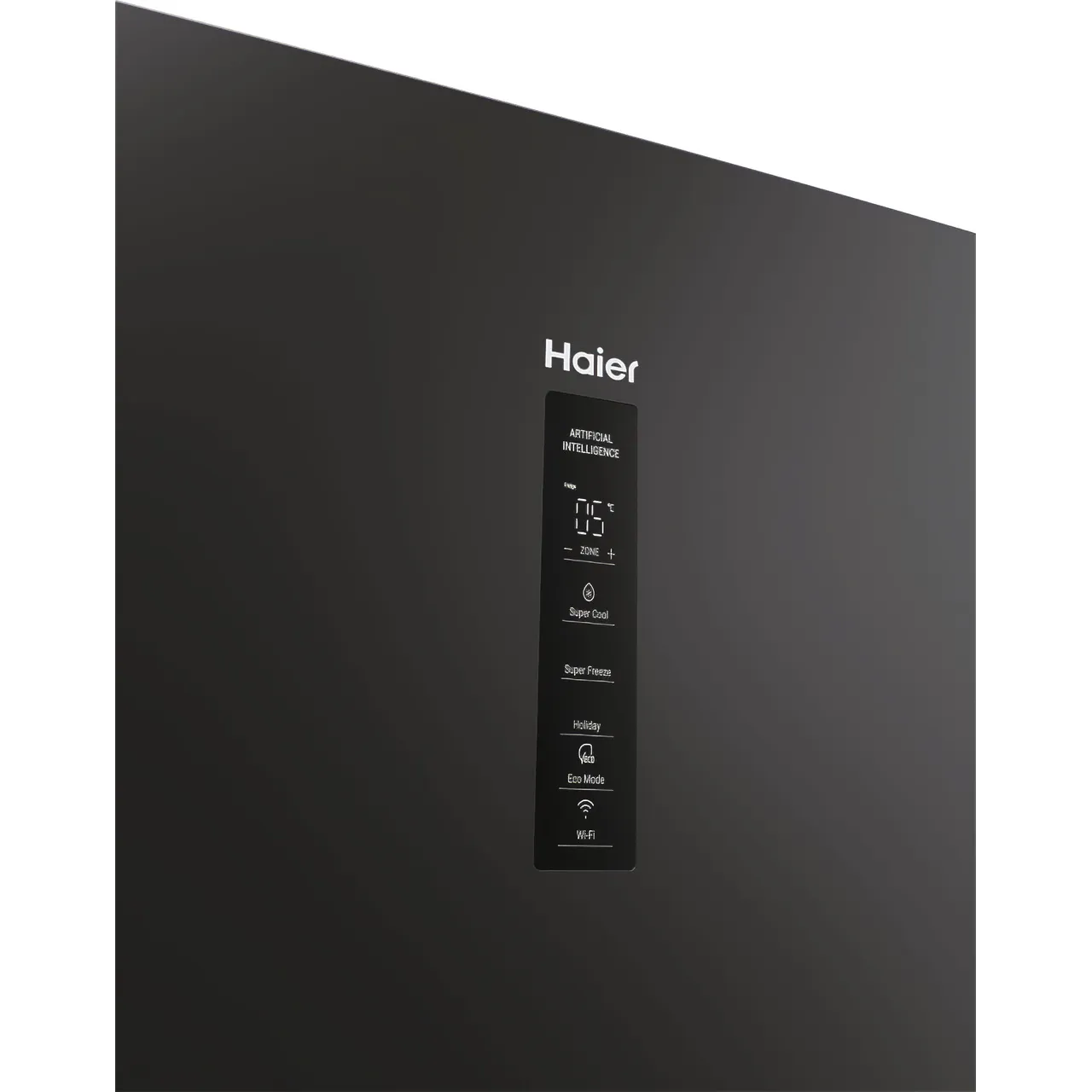 Haier 3D 60 Series 3 HTW3618ENPB Wifi Connected 185cm 60/40 Total No Frost Fridge Freezer - Slate Black - E Rated (EX-DISPLAY/B)