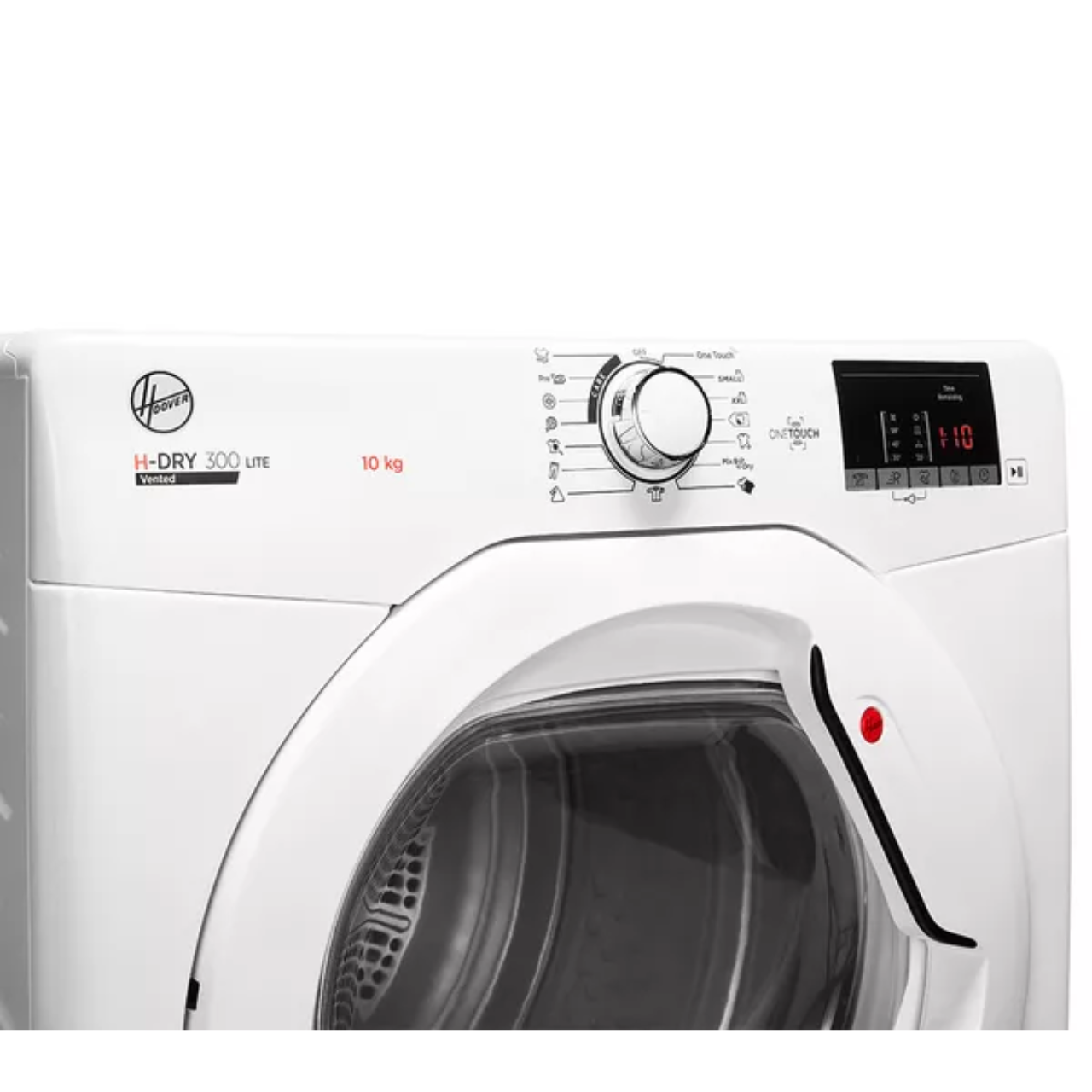 HOOVER H-Dry 300 HLE V10DG-80 10 kg Vented Tumble Dryer - White - D Rated (EX-DISPLAY/B)