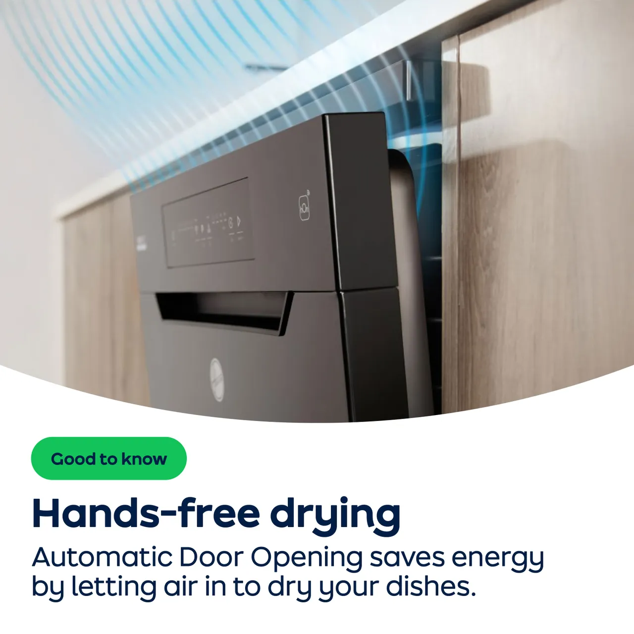 Hoover HI1C5SB1FS-80 Wifi Connected Integrated Slimline Dishwasher - Silver Control Panel - C Rated (EX-DISPLAY/B)