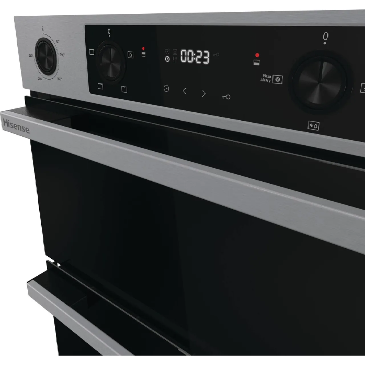 Hisense Hi6 BID914221CX Built In Electric Double Oven - Stainless Steel - A/A Rated (EX-DISPLAY/B)