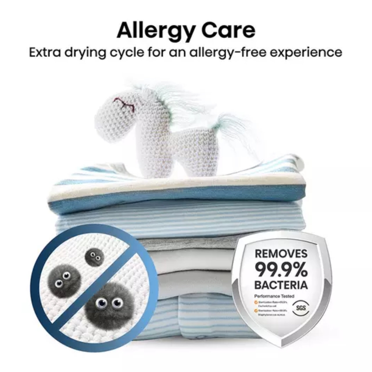 Hisense 5S Series DH5S102BW 10Kg Heat Pump Tumble Dryer - White - A+++ Rated (EX-DISPLAY/C)