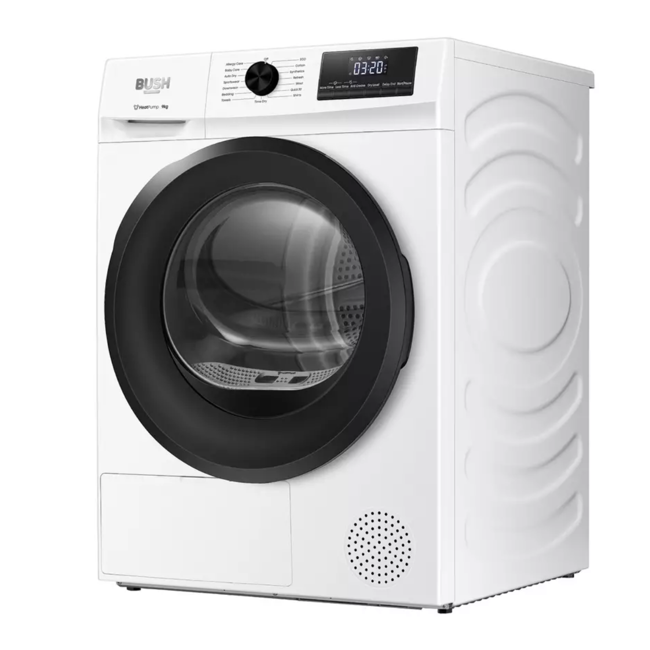 Bush TDHP9KG2025 9KG Heat Pump Tumble Dryer - White - A++ Rated (EX-DISPLAY/C)