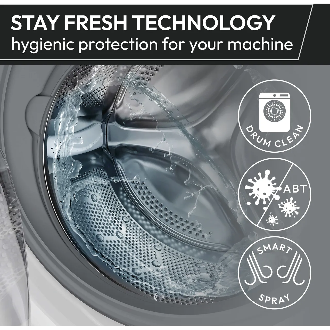 Hoover Pro Wash Series 3 HBR 49SBL8-80 9kg WiFi Connected Washing Machine with 1400 rpm - White - A Rated (EX-DISPLAY/B)