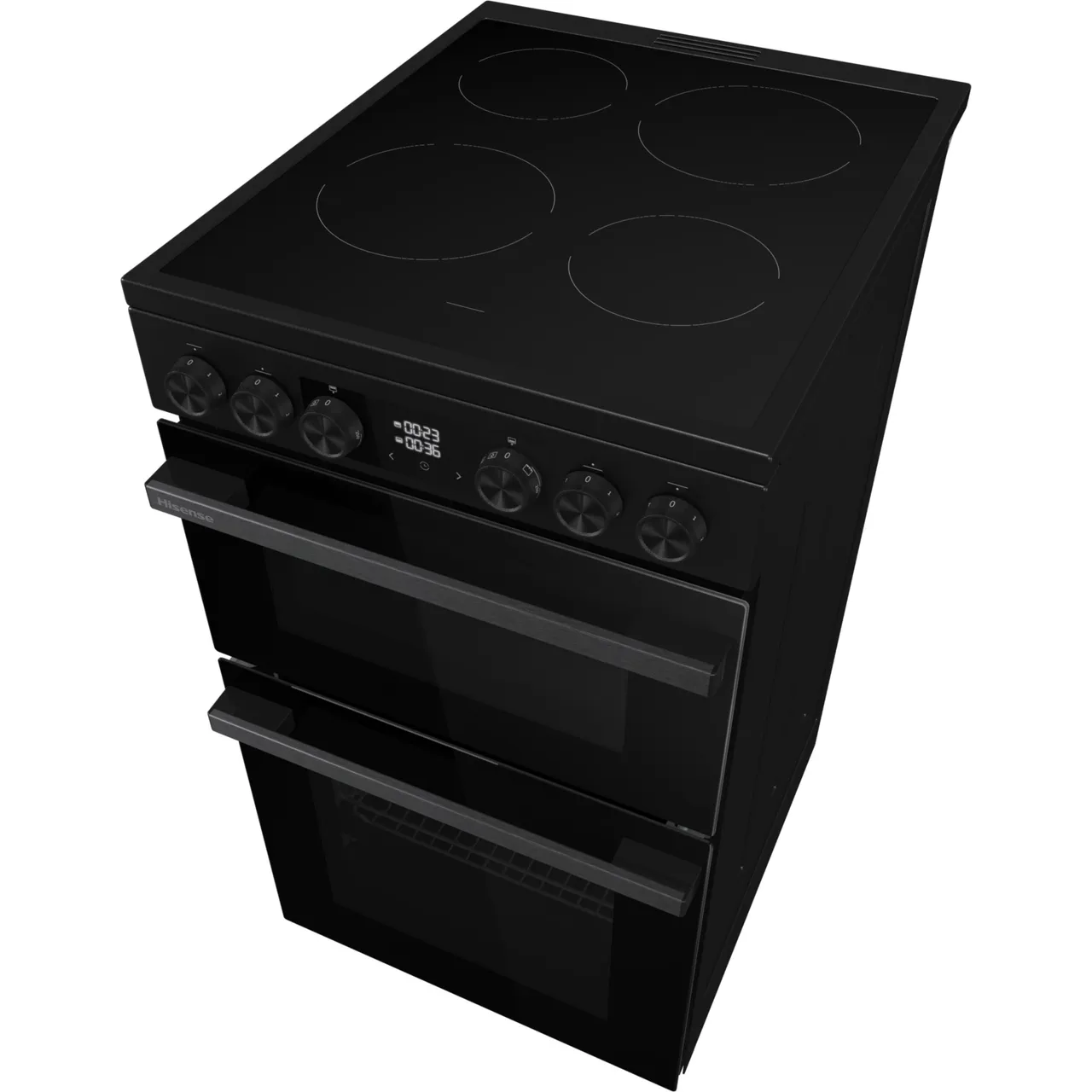 Hisense Hi6 Max HDCEC5C10B 50cm Electric Cooker with Ceramic Hob - Black - A Rated (EX-DISPLAY/C)