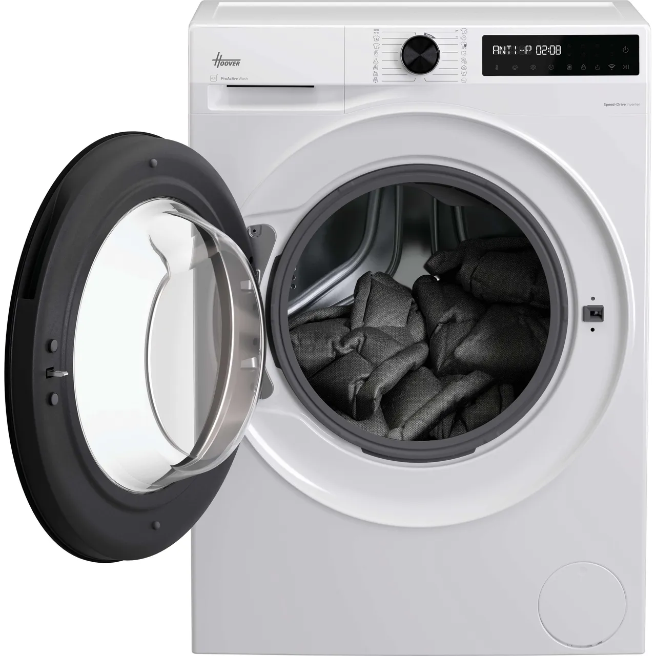 Hoover Pro Wash Series 3 HBR 49SBL8-80 9kg WiFi Connected Washing Machine with 1400 rpm - White - A Rated (EX-DISPLAY/B)