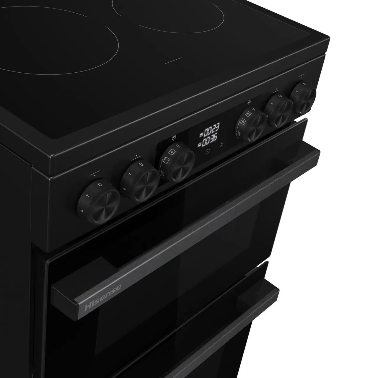 Hisense Hi6 Max HDCEC5C10B 50cm Electric Cooker with Ceramic Hob - Black - A Rated (EX-DISPLAY/C)