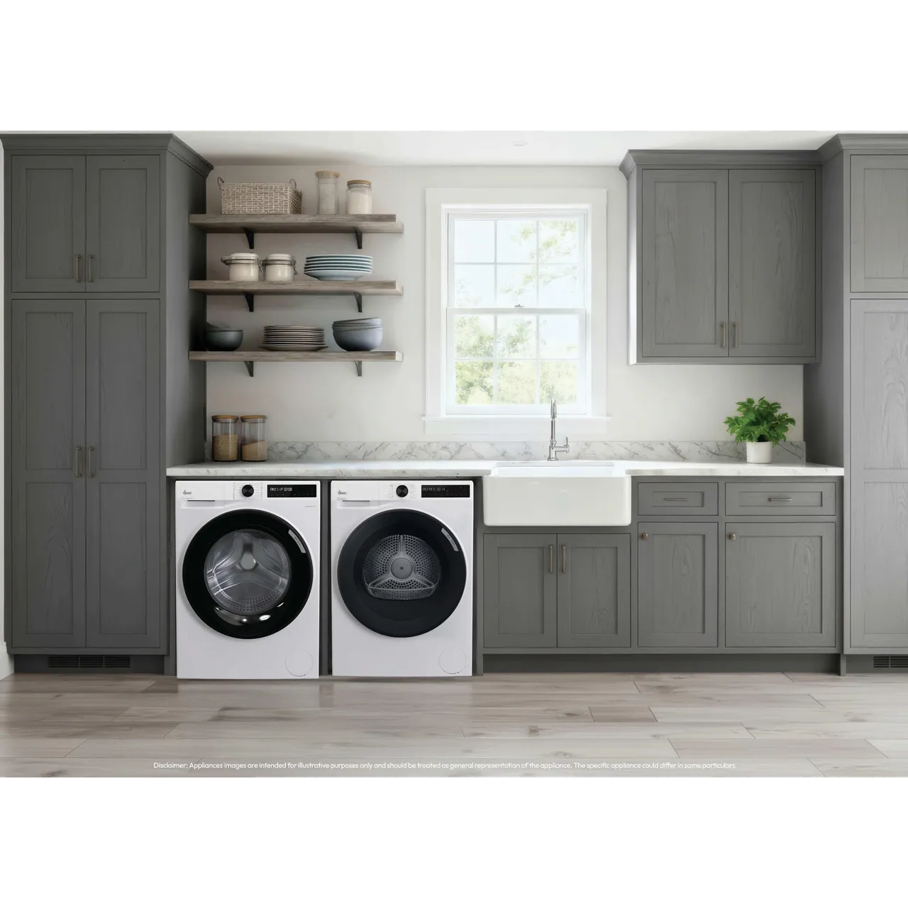 Hoover Pro Wash Series 3 HBR 49SBL8-80 9kg WiFi Connected Washing Machine with 1400 rpm - White - A Rated (EX-DISPLAY/B)