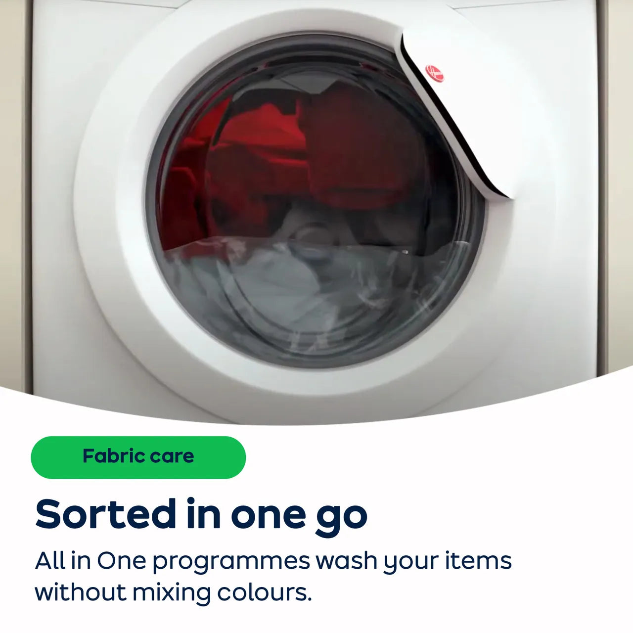 HOOVER H-Wash 350 H3WPS696TAM6-80 WiFi-enabled 9 kg 1600rpm Washing Machine - White (EX-DISPLAY/B)
