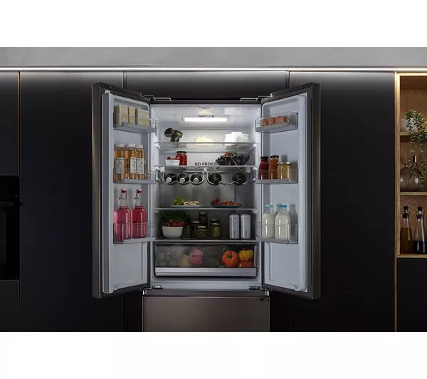 Haier FD 70 Series 5 HFR5719ENMP Frost Free Multi-door American Fridge Freezer - Platinum Inox (EX-DISPLAY/B)