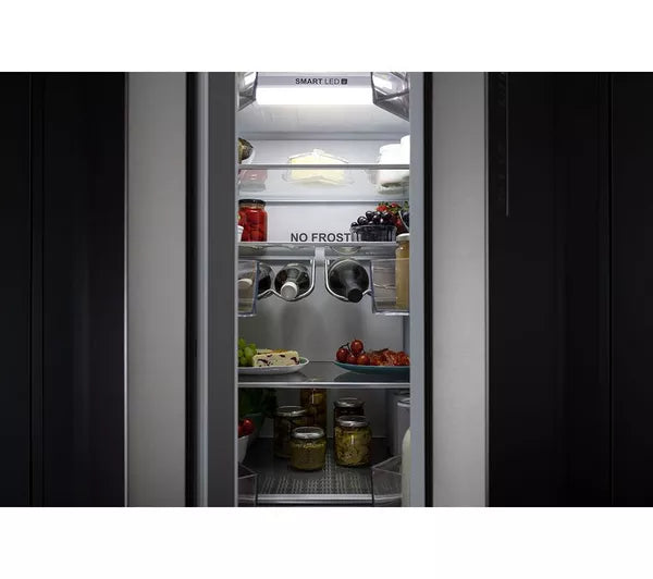 Haier FD 70 Series 5 HFR5719ENMP Frost Free Multi-door American Fridge Freezer - Platinum Inox (EX-DISPLAY/B)