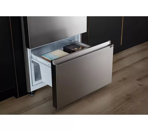 Haier FD 70 Series 5 HFR5719ENMP Frost Free Multi-door American Fridge Freezer - Platinum Inox (EX-DISPLAY/B)