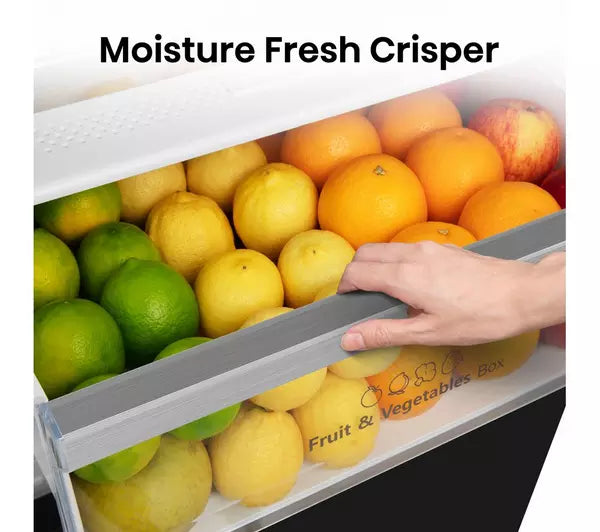 Hisense RB435N4BFE 70/30 Frost Free Fridge Freezer - Black / Stainless Steel (EX-DISPLAY/C)