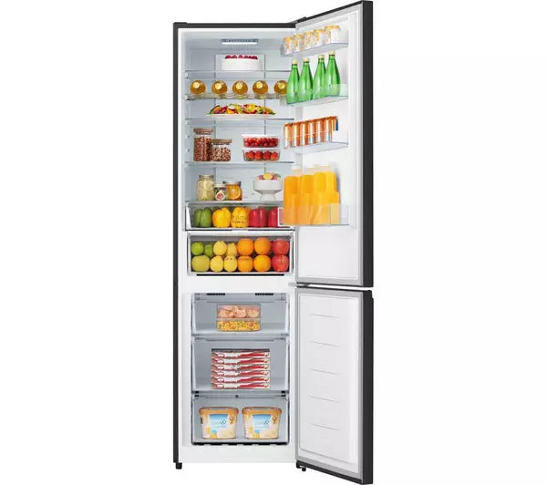 Hisense RB435N4BFE 70/30 Frost Free Fridge Freezer - Black / Stainless Steel (EX-DISPLAY/C)