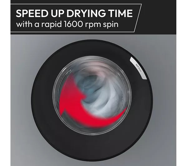 HOOVER H-WASH 400 BH4S69M6DB9J-80 Integrated WiFi-enabled 9 kg 1600 Spin Washing Machine (EX-DISPLAY/C)