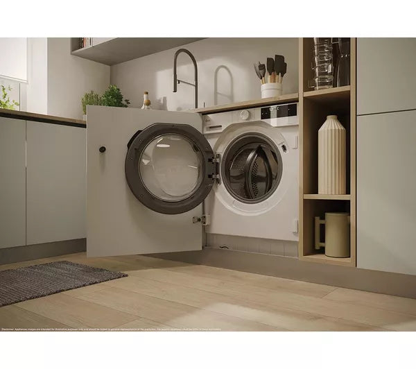 HOOVER H-WASH 400 BH4S69M6DB9J-80 Integrated WiFi-enabled 9 kg 1600 Spin Washing Machine (EX-DISPLAY/C)