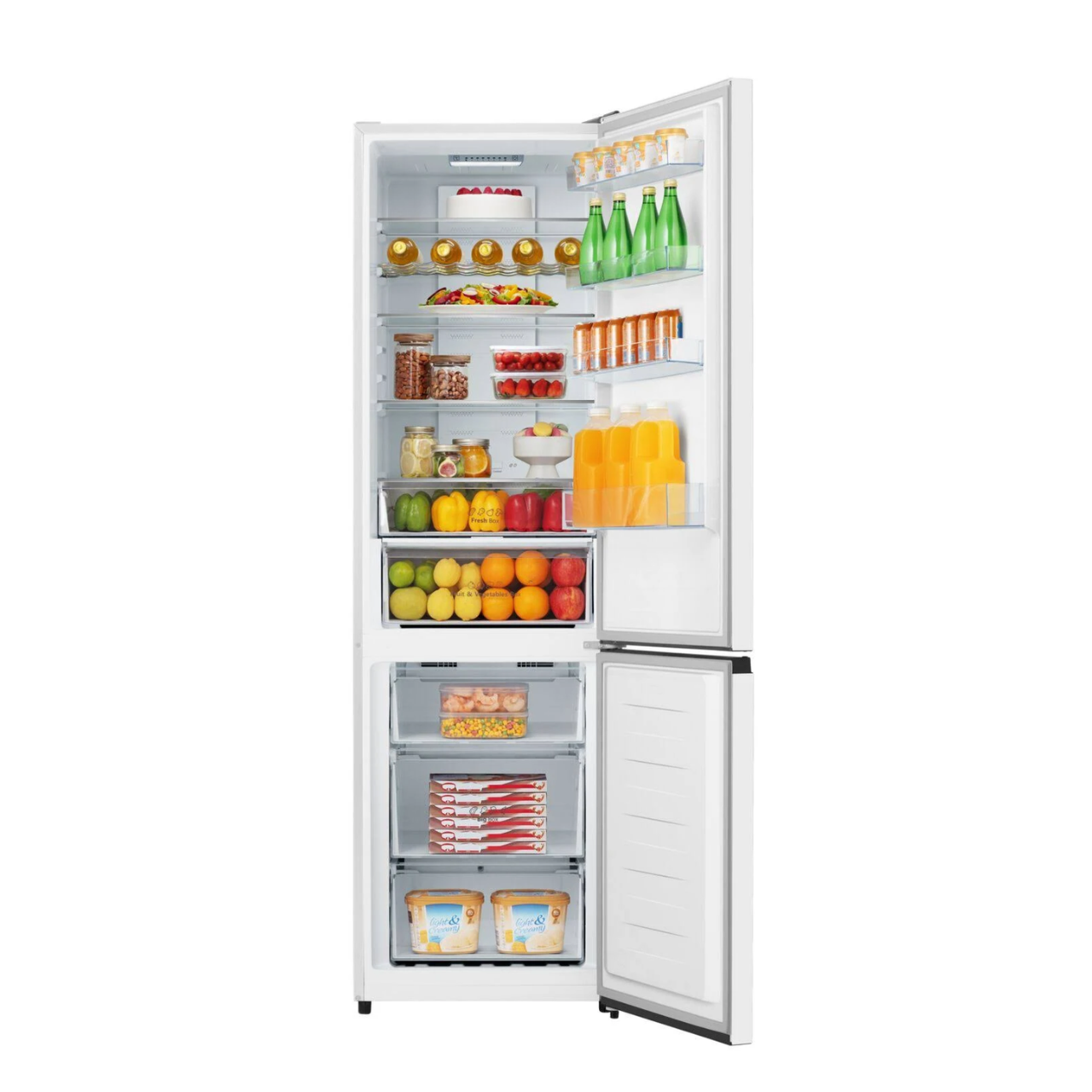 Hisense RB435N4BWE 200cm High 70/30 Frost Free Fridge Freezer - White (EX-DISPLAY/C)