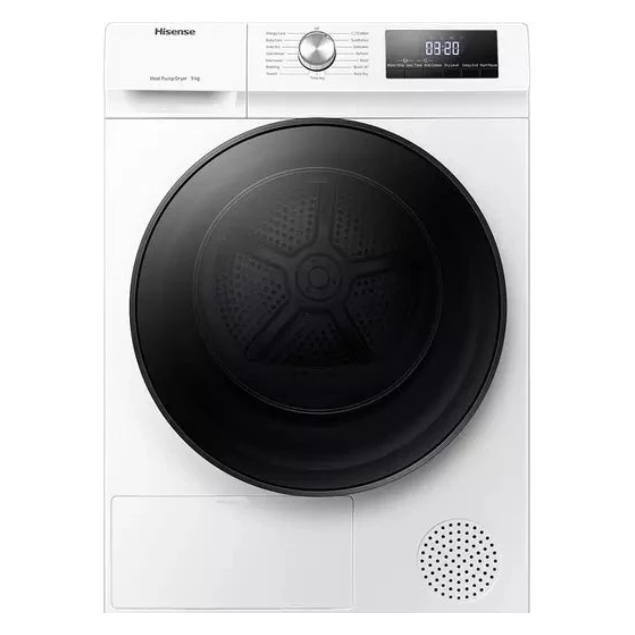 Hisense 3 Series DHQA902U 9Kg Heat Pump Tumble Dryer - White (EX-DISPLAY/C)