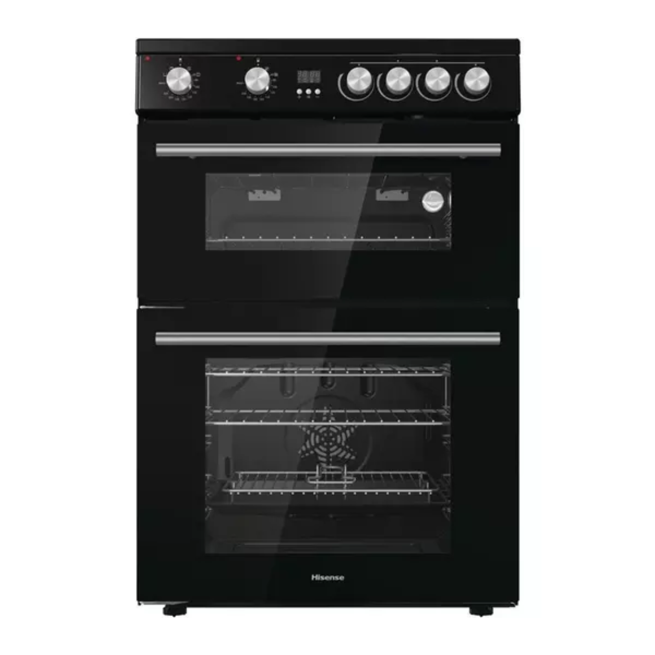 Hisense HDE3211BIBUK Electric Cooker with Induction Hob - Black - A Rated (EX-DISPLAY/C)