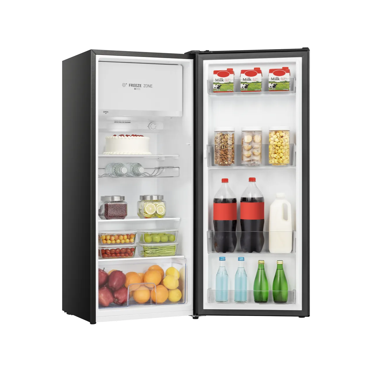 Hisense RR220D4BBE Fridge - Black (EX-DISPLAY/C)
