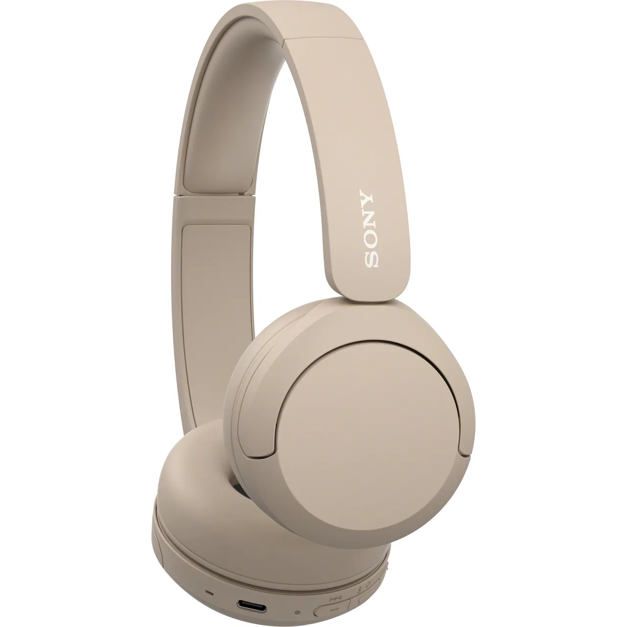 Sony WH-CH520 Wireless On-Ear Headphones - Cream