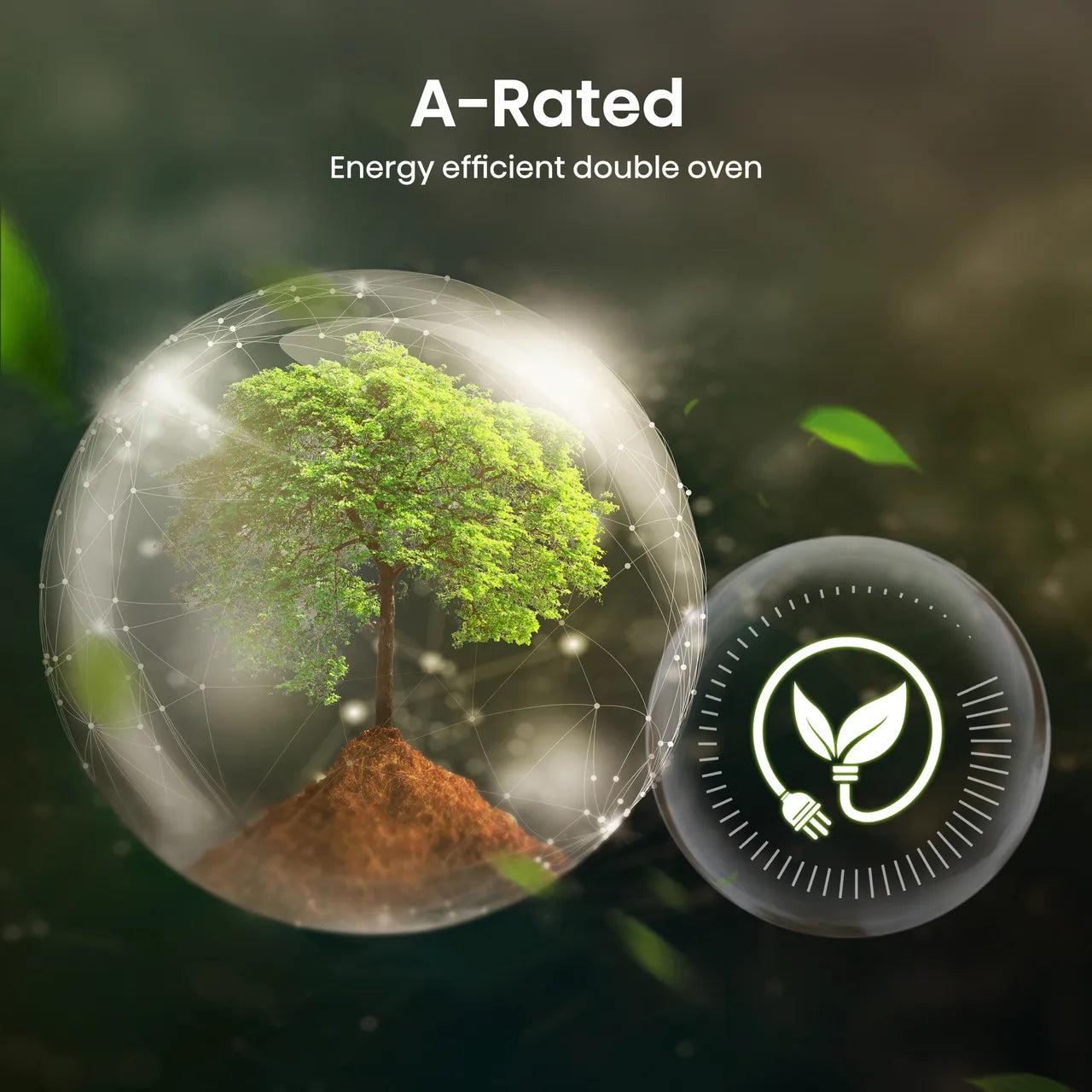 Hisense Hi6 BID914221CX Built In Electric Double Oven - Stainless Steel - A/A Rated (EX-DISPLAY/B)