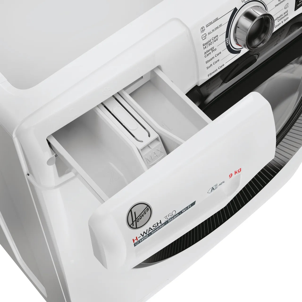 HOOVER H-Wash 350 H3WPS696TAM6-80 WiFi-enabled 9 kg 1600rpm Washing Machine - White (EX-DISPLAY/B)
